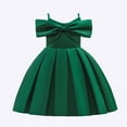 thumbnail image 1 of HAWEE Robe de Demoiselle d'Honneur pour Petite Fille, Nœud, Pageant, Fête, Mariage, Robes Formelles, Bal, Robes de Soirée pour 3-8 Ans, 1 of 7