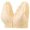 A-Beige112, variant on Daisy Bras For Older Women Front Closure Seamless Front Closure Bra Push Up Non Padded Wirefree Bralette Comfortable
