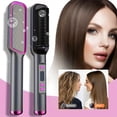 thumbnail image 1 of Estbridge 1x Fast Heating Hair Straightener Comb with LCD Display - 10-Second Quick Heat-Up  5-Speed Adjustable Temperature Control (Up to 210°C/410°F)  Auto Shut-Off  Anti-Scald Protec, 1 of 6