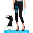 thumbnail image 2 of Women Seamless Basic Stretch Capri Leggings, 2 of 2