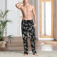 thumbnail image 2 of Honiee Skull bird bat spider for men - a sleek fusion of Straight Pajama Pants, versatile Lounge Pants, and cozy Sleepwear, all rolled into one-XX-Large, 2 of 6