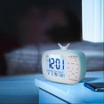 thumbnail image 3 of Smart Alarm Clock Multifunctional LED Digital Display 12/24 Hour Switch Household Bedroom SuppliesBlue, 3 of 3