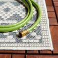 thumbnail image 5 of SAFAVIEH Machine Washable Rug Indoor/Outdoor Bermuda Collection - Bermuda Leonard Geometric Indoor/Outdoor Area Rug, Navy/Ivory, 8' x 10', 5 of 13