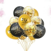 HONITANO 15Pcs Balloons Party Decorations Round Latex for New Year Celebration