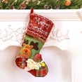 thumbnail image 4 of 3PCS 18" Christmas Stocking Classic Large Stockings Santa, Snowman, Reindeer Xmas Character for Family Holiday Christmas Party Decorations, 4 of 5
