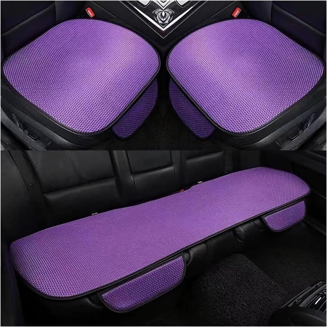 Cojín antideslizante para asiento de coche para verano, transpirable y refrescante, fundas de asiento inferiores para coche, cojines de asiento de coche para conducir, fundas de asiento de coche de al