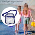 thumbnail image 3 of Bolsa de mensajero transparente de PVC con cremallera transparente impermeable ANGGREK  Otros, 3 of 8