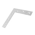 thumbnail image 3 of Uxcell 120mmx120mm Flat L Shape Corner Brace Mending Plate Angle Bracket, 3 of 4