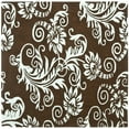 thumbnail image 4 of SAFAVIEH Soho Logan Floral Wool Area Rug, Brown/Blue, 6' x 6' Square, 4 of 6