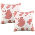 thumbnail image 2 of Granjero Gordo 3 fundas de almohada de 18 x 18 pulgadas para decoración de sala de estar de automóvil, cómodas y acogedoras fundas de almohada de cuero de felpa de animales de granja, 2 of 5