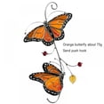 thumbnail image 5 of Stain Metal Window Hangings, Metal Monarch Butterfly Exquisite Window Decoration Crafts Stained Metal Birds for Window, Stained Metal Panels Add Enchantment (Orange), 5 of 8