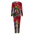 thumbnail image 5 of The Legend Of Zelda Game Womens Pajama Set Loungewear Cozy Soft House Wear Sets Long Sleeve Round Neck T Shirt Top Bottom Pants Sleepwear, 5 of 9