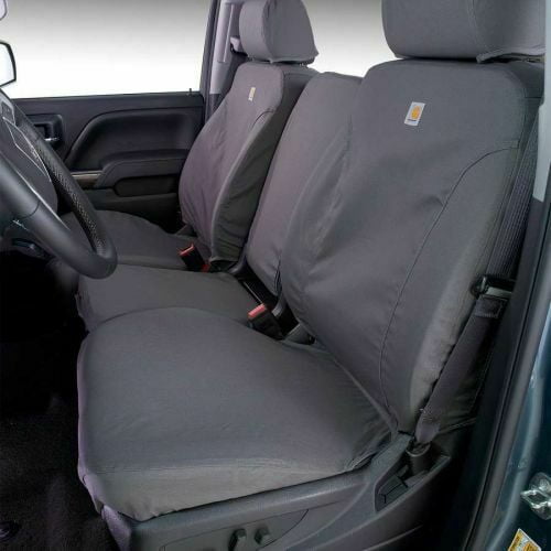 Covercraft Carhartt SeatSaver Front Row Custom Fit Seat Cover for Select Jeep Cherokee Models Duck Weave Gravel Covercraft Carhartt SeatSaver Front Row Custom Fit Seat Cover for Select Jeep Cherokee Models Duck Weave Gravel