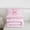 Pink E, variant on Erosebridal Pink Ribbon Bow Girl Full Size Comforter Sets 3 Pieces,Teens Kawaii E Personalized Initial Bedding Sets,Pink Reversible