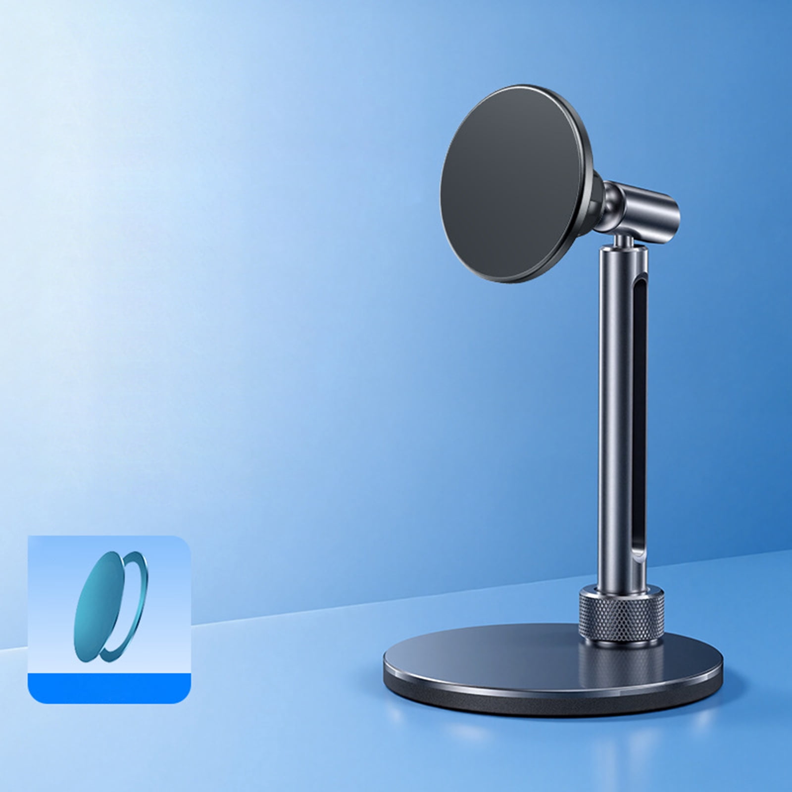 Portable Detachable Phone Holder Stand With Heavy Base And Slip Resistant Feet For Desktop Use Stable Watching