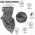 thumbnail image 4 of Summer Cooling Neck Gaiter with Ear Loops Scarf Bandana UV Sun Protection Outdoors Face Mask Cover Balaclava Headbands for Women Men, 4 of 8