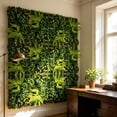 thumbnail image 6 of Artificial Hedge Fence Panel, Faux Greenery Privacy Screen Expandable Leaf Trellis for Balcony Patio Garden Wall Decor, Green, 6 of 6