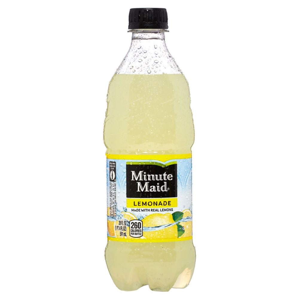 Minute Maid Lemonade Juice Drink 20oz Bottles, 8 Units