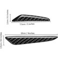 thumbnail image 2 of 4 Uds. Adhesivo protector de abolladuras para puerta de coche de fibra de carbono negro para coche SUV Van - ZXWSL, 2 of 5