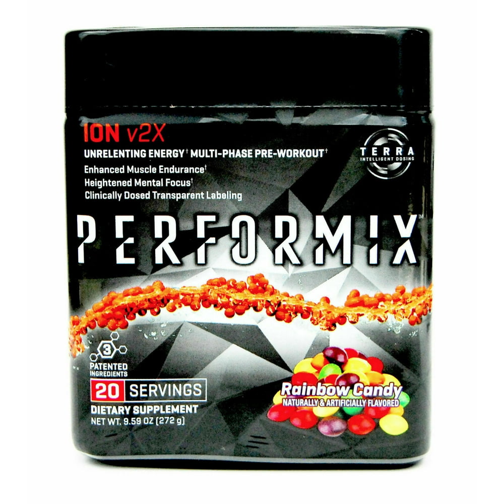 Performix ION v2X, Pre Workout, Rainbow Candy, 20