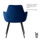 thumbnail image 5 of Set de 2 Sillas Terciopelo con Descansa Brazos para Comedor azul, 5 of 7