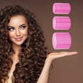 thumbnail image 1 of Rizadores De Pelo ANGGREK Rulos de Pelo Rosados Reutilizables, 1 of 8