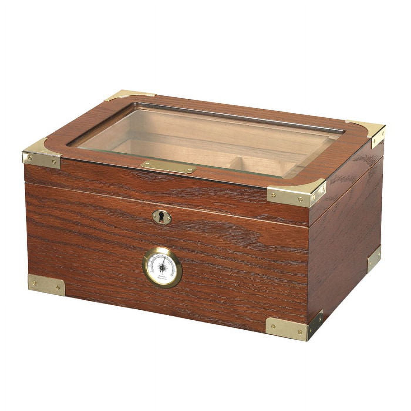 Deluxe Glass-Top Humidor (20-50 Cigars) - image 3 of 3