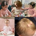 thumbnail image 3 of Baby Hair Clips CELLOT 50 Pieces 25 Colors in Pairs Baby Girls Fully Lined Baby Bows Hair Pins Tiny 2" Hair Bows Alligator Clips for Baby Girls Infants Toddlers, 3 of 5