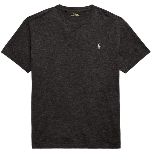 Polo Ralph Lauren Mens Crew Neck T-Shirt (L, BlackHtr)