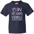 thumbnail image 3 of Inktastic Fibromyalgia Awareness Pain Isn't Always Visible Youth T-Shirt, 3 of 5