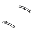 thumbnail image 4 of Sonducket de 2 piezas, bastón para caminar, cuerda elástica, mochilero, soporte reutilizable para caña de acampar, equipo anticaída para Negro 2Conjunto, 4 of 6