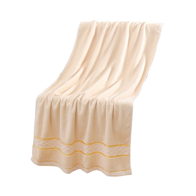 Toalla de baño de doble rejilla rota, gruesa, suave y absorbente, para adultos, para playa