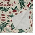 thumbnail image 3 of Fennco Styles Holly Christmas Cotton Table Runner 14" W x 90" L – Multicolor Woven Festive Table Cover for Winter Festivals, Holidays Décor, Banquets, Family Gatherings and Special Events, 3 of 3
