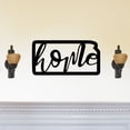 thumbnail image 1 of Kansas Home State Silhouette Solid Steel Home Decor Decorative Accent Metal Art Wall Sign, 1 of 3