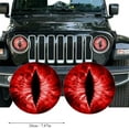 Beast Eyes Headlight Decals Pair, Eye Headlight Decal, Round Eye ...