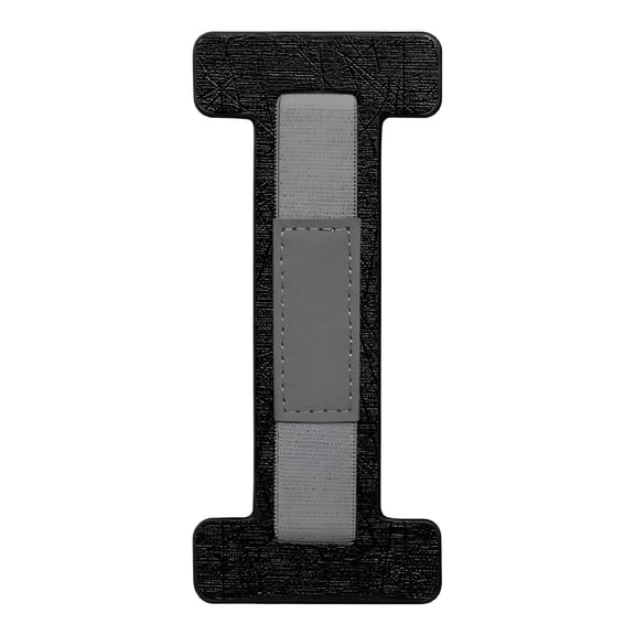 GJX Universal Tablet Hand Strap Holder, Leather Grip & Kickstand for 9 Inch Devices, Secure Portable Handle for Reading, Travel, Office, Black