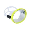 thumbnail image 4 of Máscara de buceo de lente única máscara de snorkel sin empañamiento para adultos gafas de natación para spear snorkeling scuba Amarillo, 4 of 8