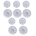 thumbnail image 3 of Metal Paint Tray, Round Paint Tray Sturdy Durable 10Pcs Widely   For Acrylic, 3 of 8