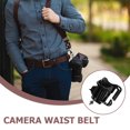 thumbnail image 3 of Phenofice Dslr Camera Belt Clip System with Front Length Adjustment and Durable Metal Hook Black, 3 of 8