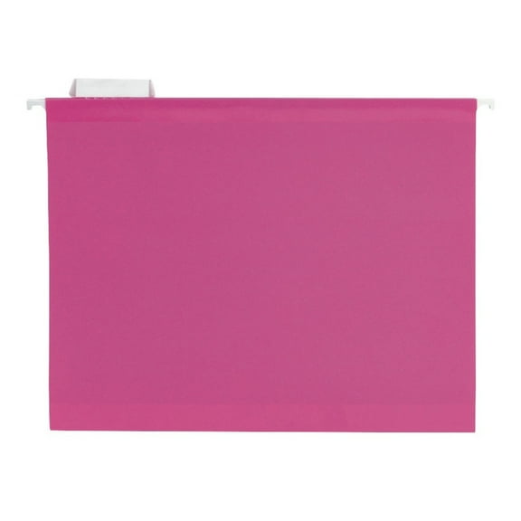 Pendaflex Reinforced Hanging Folders 1/5 Tab Letter Pink 25/Box 415215PIN