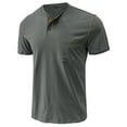thumbnail image 4 of IYTR Mens T Shirts Gym Workout Athletic Tee Shirts With Pocket Comfy Fashion Solid Color Crewneck Casual Summer Short Sleeve T Shirts Dark Gray XXL, 4 of 5