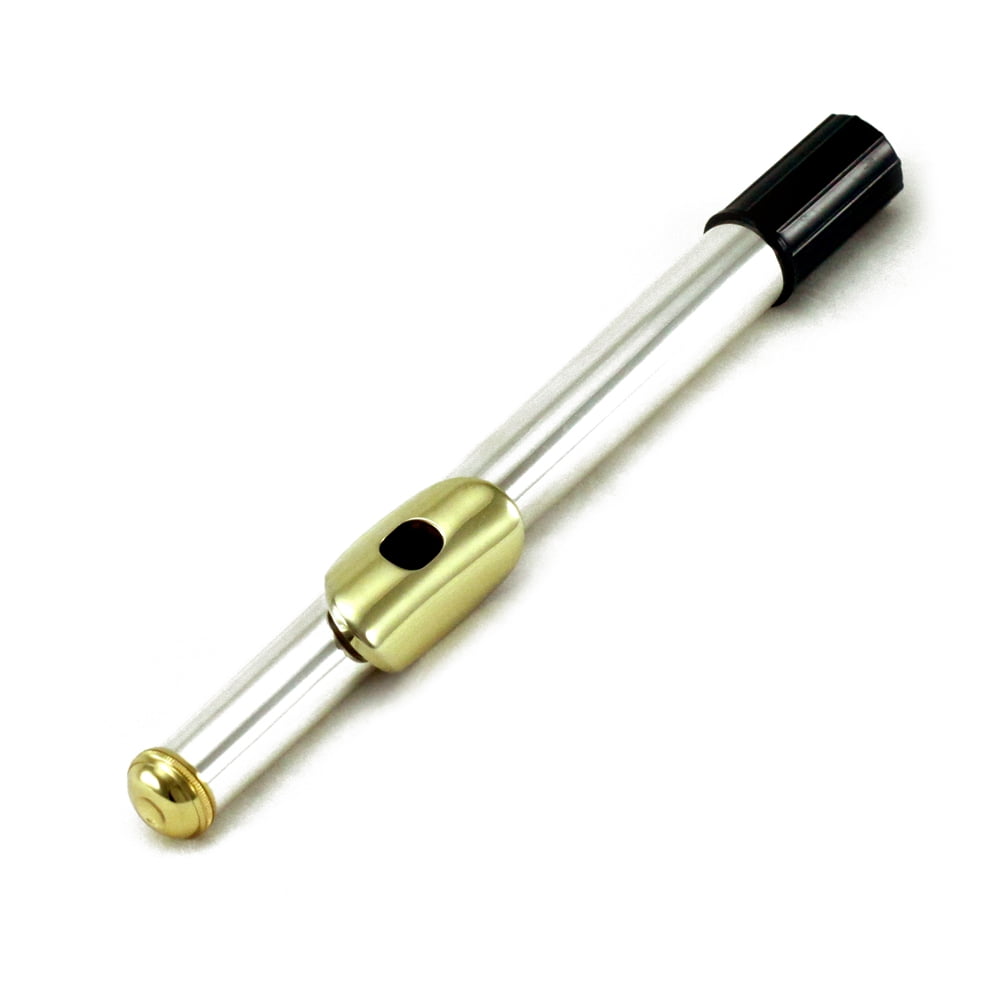 Sky C Flute with Lightweight Case, Cleaning Rod, Cloth, Joint Grease and Screw Driver - Silver/Gold Closed Hole