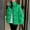 Green, variant on Njoeus Women's Fall Winter Long Sleeve Puffer Jacket Warm Cotton Jacket Pocket Down Coat with Stand Collar