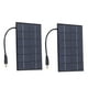 thumbnail image 4 of Panel solar 2 paneles solares compactos elegantes y ligeros de material de polisilicio para luz solar para iluminación del hogar ANGGREK Otros, 4 of 8