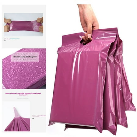 

Pgeraug Bag Package Envelopes Material PE Waterproof and proof Clothing Home Textile Storage Purple