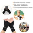 thumbnail image 4 of AMZAM Compression Arthritis Gloves for Unisex, Wrist & Thumb Sleeve, Black L, 4 of 6