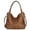 Brown2, variant on Large Purses for Women PU Leather Handbags Crossbody Hobo Tote Bags