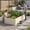 Cream White, variant on Uforic 6x3x2ft Galvanized Metal Raised Garden Bed Kit, Outdoor Planter Box with Gloves & Support Rod for Vegetables Flowers, Cream White