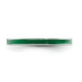thumbnail image 3 of Sterling Silver Stackable Expressions Green Enameled 2.25mm Ring, 3 of 5