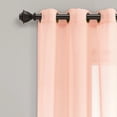 thumbnail image 3 of Umbre Fiesta Sheer Window Curtain Panels Yellow/Gray 38X84 Set, 3 of 8